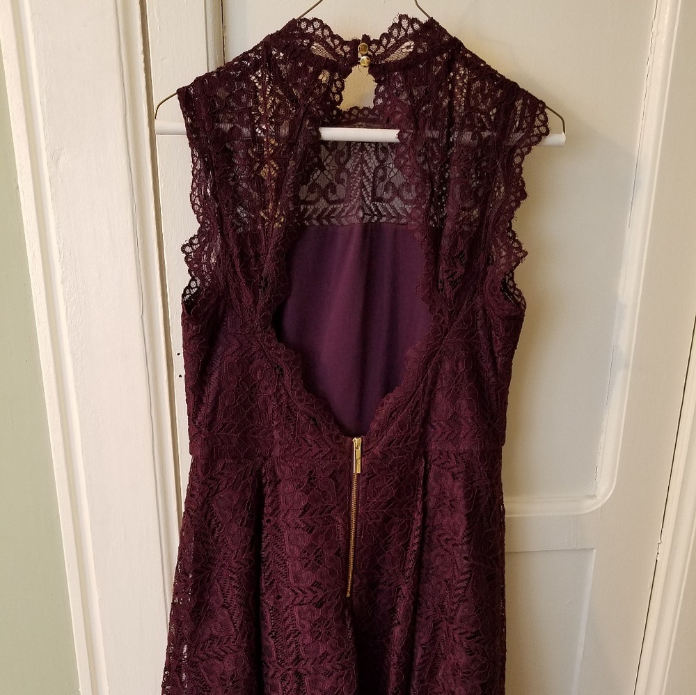 Calvin Klein sleeveless lace dress